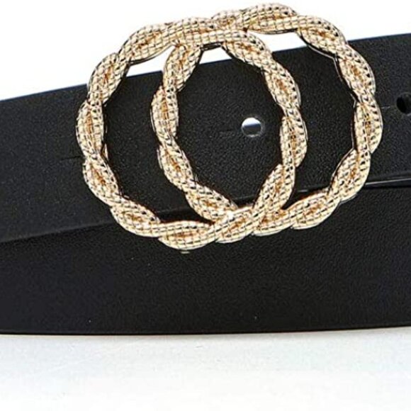 Skinny Waist Belts Women for Dresses Faux Leather main image 6